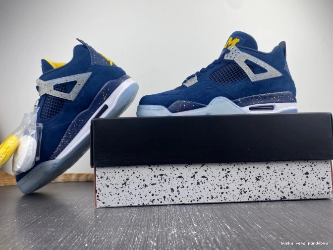 Rep Husky Retro Air 4 Jordan AJ4-1036660 Michigan (PE) 0713